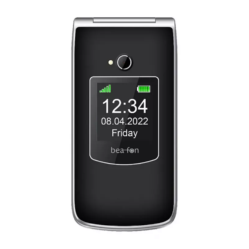 Bea-fon Silver Line SL605 Telemóvel Básico Dual-SIM Preto Prateado