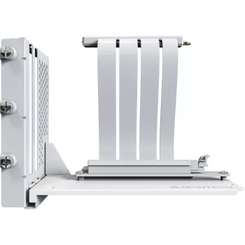 MONTECH Kit de Montagem Vertical para GPU PCIe 4.0 Cabo Riser Branco 20cm
