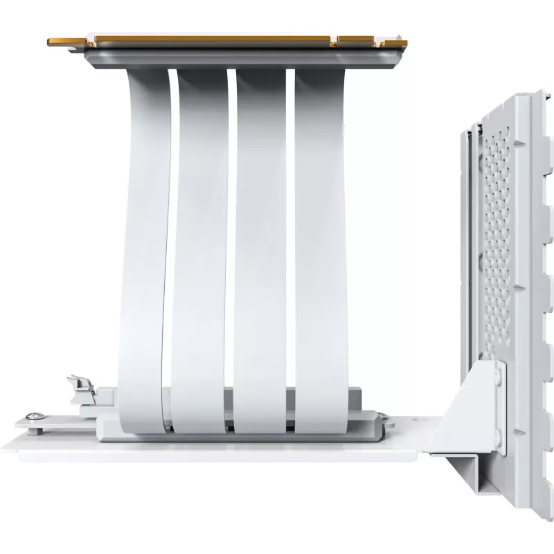 MONTECH Kit de Montagem Vertical para GPU PCIe 4.0 Cabo Riser Branco 20cm