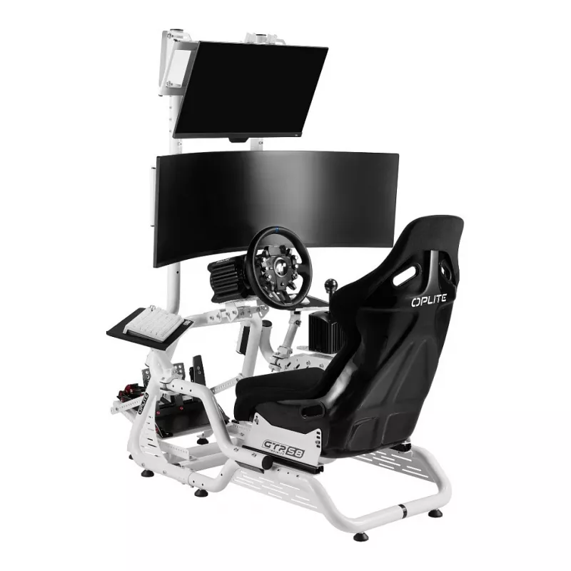 OPLITE Suporte de Monitor S8 On Top Single Branco Retail