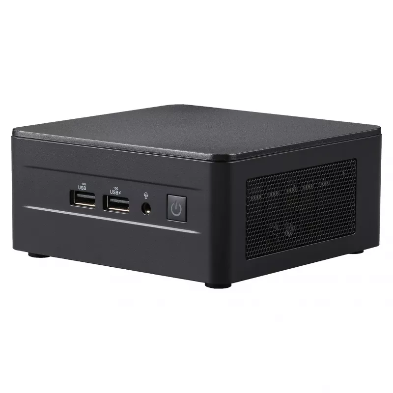 ASUS NUC 13 Pro Tall Kit RNUC13L3HV500000I - Barebone - Mini-PC - Intel Core i5-1350P - Sem RAM - Sem armazenamento - Intel Iris Xe Graphics - Wi-Fi 6E - Bluetooth 5.3 - 2.5GbE - vPro - Preto
