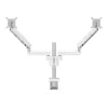 Suporte de secretária duplo para monitor Vogels MOMO 4237 - Branco