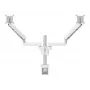 Suporte de secretária duplo para monitor Vogels MOMO 4237 - Branco