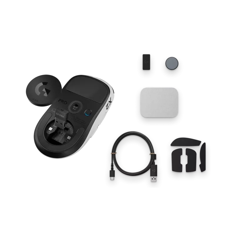 Rato gaming sem fios Logitech G PRO X2 SUPERSTRIKE - Branco