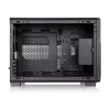 Caixa Thermaltake TR200 WS Super Mini Tower, Preto/Madeira, vidro temperado