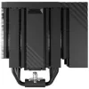 TRYX TURRIS T620 Cooler a ar para CPU, torre dupla, com ecrã de 5 polegadas - 120mm, preto