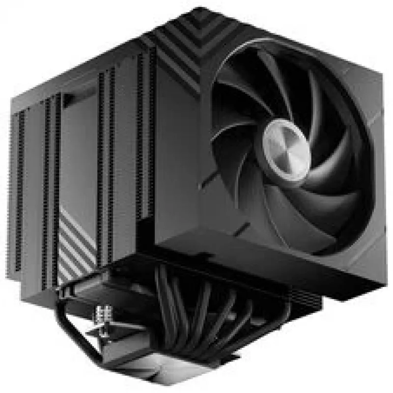 TRYX TURRIS T620 Cooler a ar para CPU, torre dupla, com ecrã de 5 polegadas - 120mm, preto