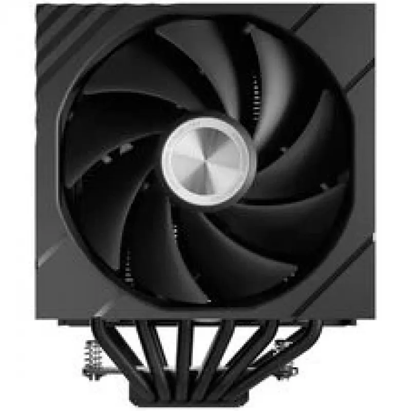 TRYX TURRIS T620 Cooler a ar para CPU, torre dupla, com ecrã de 5 polegadas - 120mm, preto