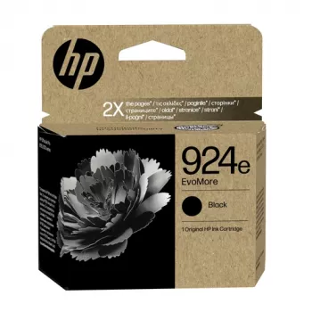Cartucho de tinta original HP 924e EvoMore Preto 25 ml