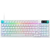 Teclado gaming com fios Logitech G316 X 98 - Branco - US International - Tátil