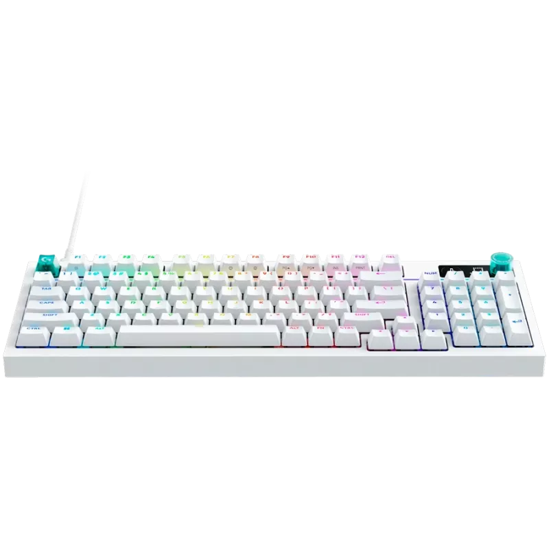 Teclado gaming com fios Logitech G316 X 98 - Branco - US International - Tátil