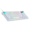 Teclado gaming com fios Logitech G316 X 98 - Branco - US International - Tátil