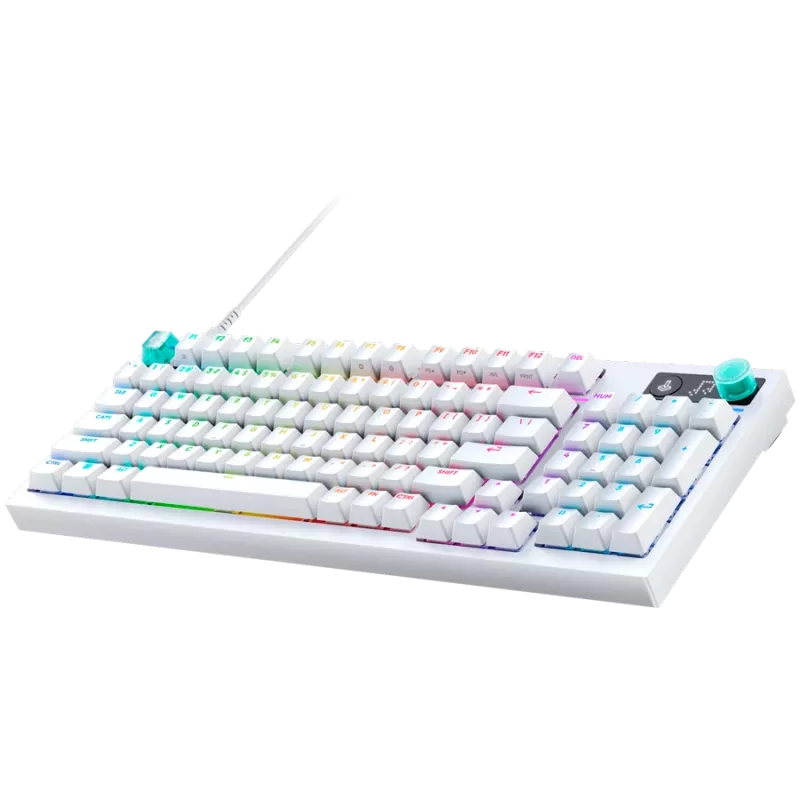 Teclado gaming com fios Logitech G316 X 98 - Branco - US International - Tátil