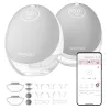 Bomba de leite elétrica portátil dupla Momcozy M9 Cinzento 150ml