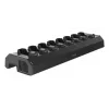 Axis W701 Mk II Docking Station - Estação de carregamento e sincronização de 8 baías para câmaras corporais - 120W - Preto (NCS S 9000-N) - Ficha europeia