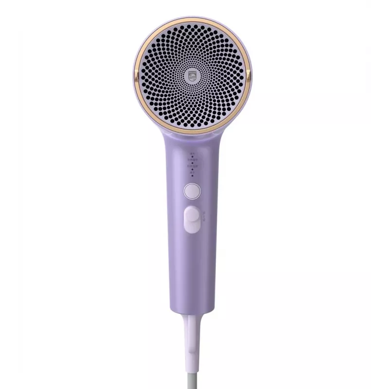 Philips Secador de cabelo BHD723/10 Series 7000 1800W Motor digital Tecnologia SenseIQ Branco mate com rosa-ouro