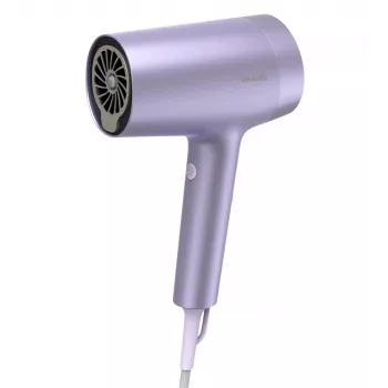 Philips Secador de cabelo BHD723/10 Series 7000 1800W Motor digital Tecnologia SenseIQ Branco mate com rosa-ouro