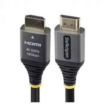 StarTech.com Cabo HDMI 2.0 Premium High Speed 1,5m - 4K 60Hz - Preto/Prata