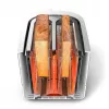 Philips Viva Collection HD2638/11 Torradeira 2 fatias 950 W Rose Gold, Branco