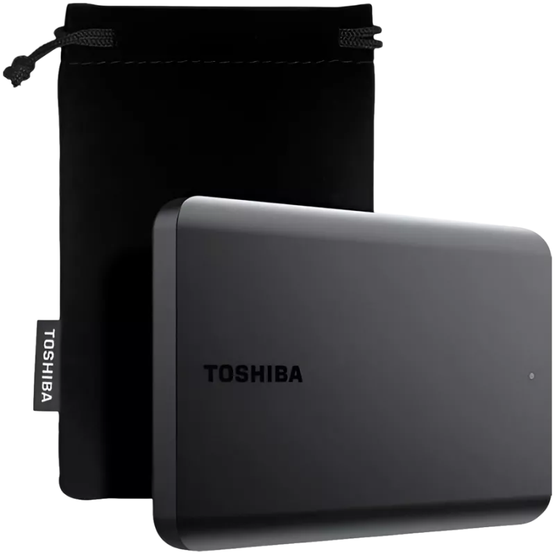 Toshiba Canvio Basics Excl 1TB disco externo, USB 3.2 Gen 1, Preto