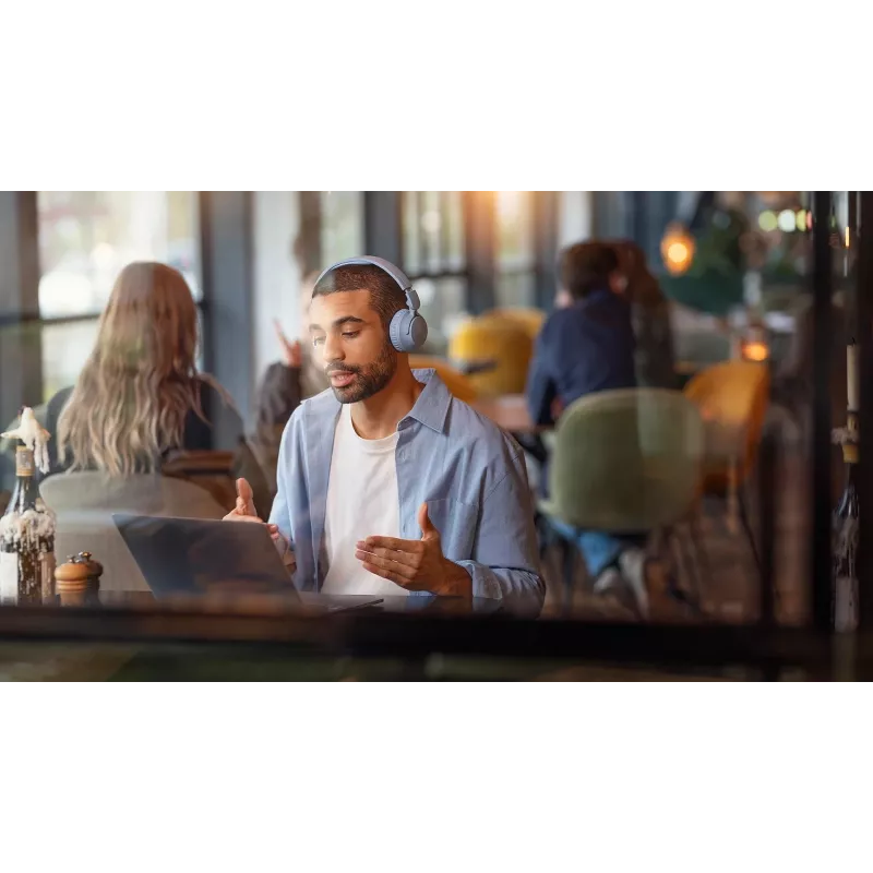 Philips TAH4000LB/00 Auscultadores On-Ear sem fios com Bluetooth 5.0, drivers de 32 mm, 20 horas de autonomia, USB-C, Azul