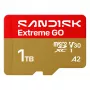 SanDisk Extreme GO microSDXC 1 TB Cartão de memória UHS-I, velocidade de leitura até 240 MB/s, V30, A2