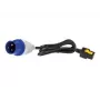 APC Cabo de alimentação - IEC 60309 16A (M) para IEC 60320 C19 - 16 A - 3,0 m - com bloqueio - Preto - para P/N: SMT2200I-AR, SMT2200R2I-AR, SMT3000I-AR, SMT3000R2I-AR, SRT1500XLI, SRT2200XLI-KR (AP8758)