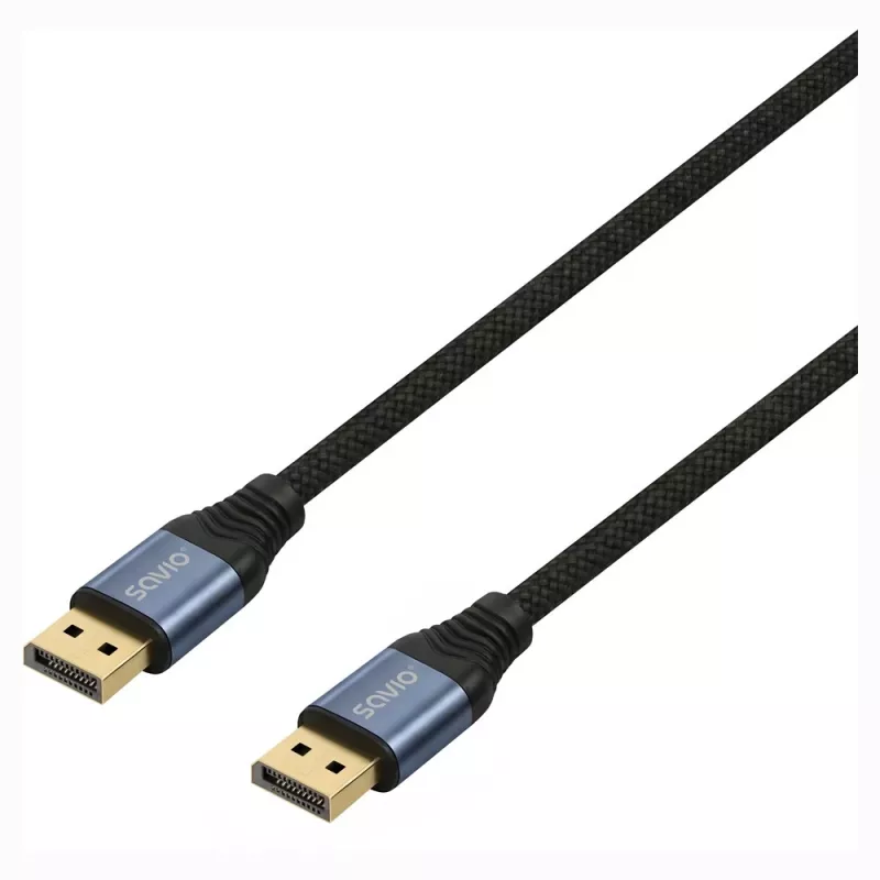 SAVIO CL-210 Cabo DisplayPort 2.1 2m Preto