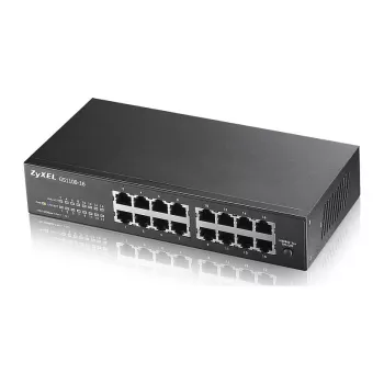 ZyXEL GS1100-16E Switch Gigabit Não Gerido de 16 Portas em Metal
