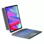 Inateck KB04118 Teclado para iPad Pro 12.9 (3.ª-6.ª geração) e iPad Air 13, QWERTZ, cinzento