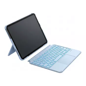 Inateck Teclado Ace Touch iPad 11/10.9 QWERTZ RGB Azul
