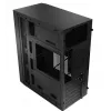 Logic Concept J23 PRO Caixa de Computador Mid-Tower Preta com Vidro Temperado, USB-C, Ventoinhas ARGB