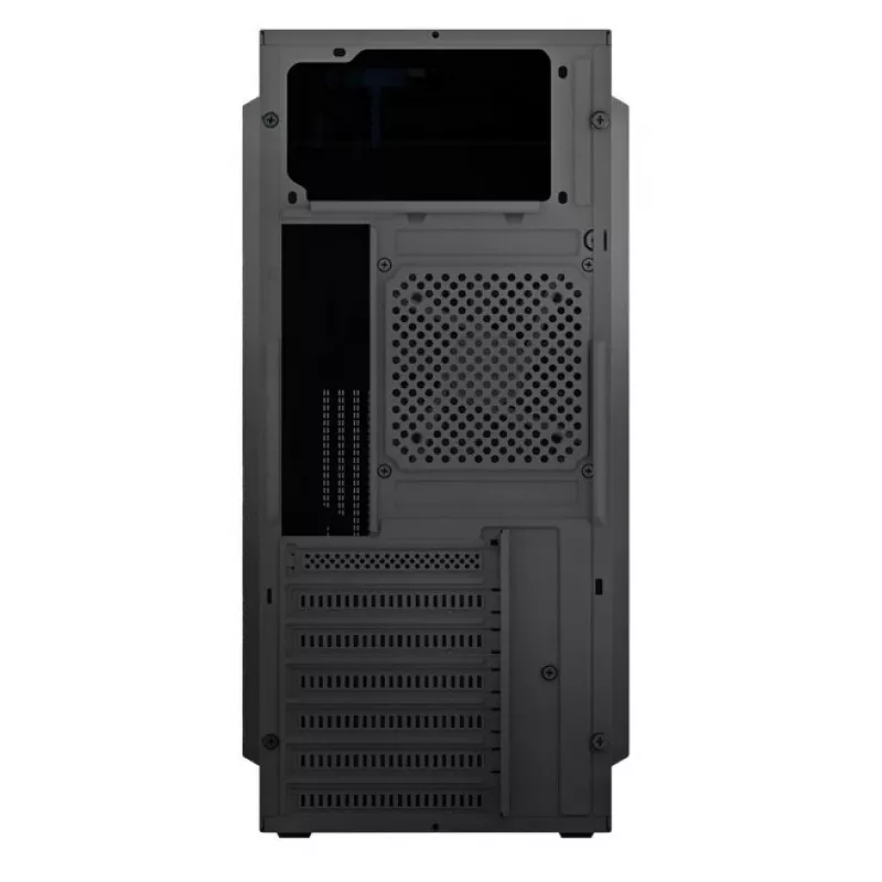 Logic Concept J23 PRO Caixa de Computador Mid-Tower Preta com Vidro Temperado, USB-C, Ventoinhas ARGB