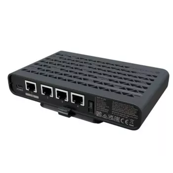 MikroTik hAP be lite A42G-HBEP Router Wi-Fi 7 Tri-Band, 4x 2.5GbE, 1x 10GbE, USB 3.0