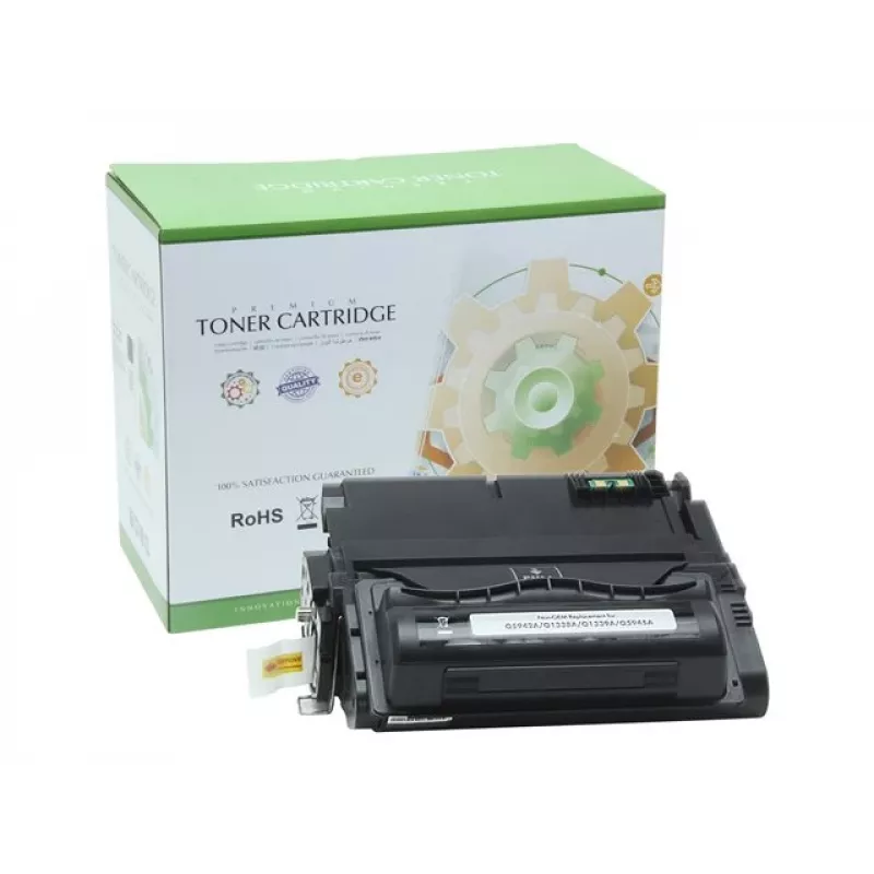Static Control Preto Cartucho de Toner Compatível para HP Q1338A/Q5942A (12.000 páginas)