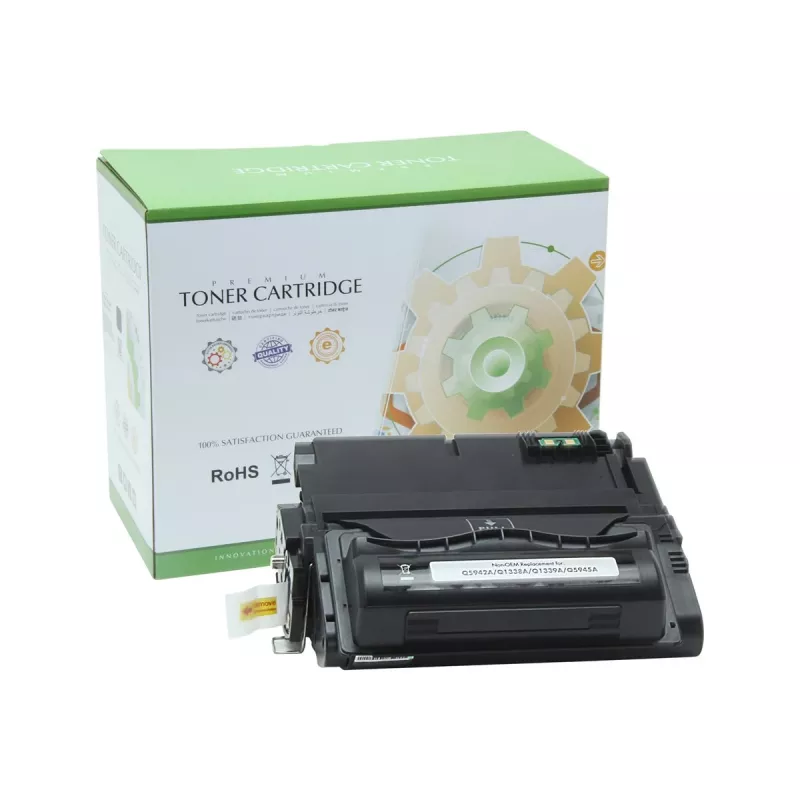 Static Control Preto Cartucho de Toner Compatível para HP Q1338A/Q5942A (12.000 páginas)