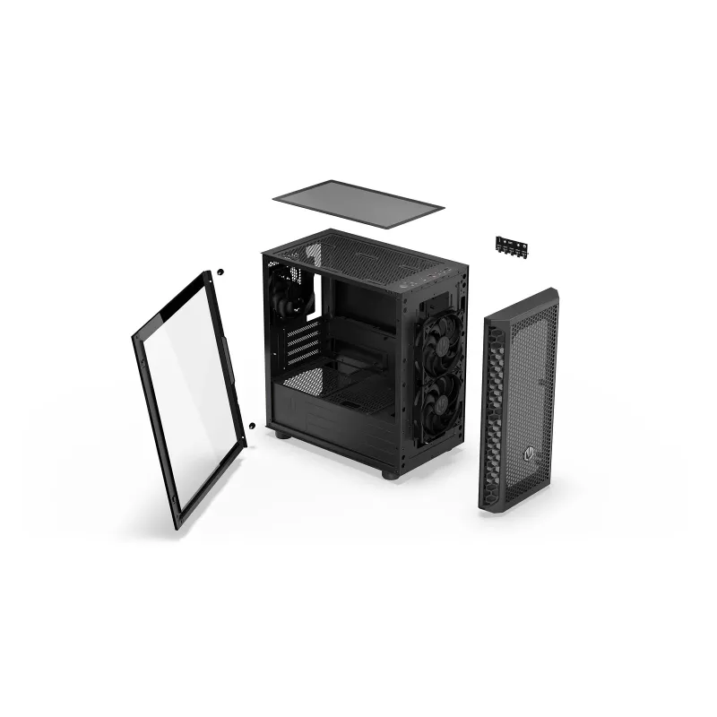 ENDORFY Signum M30 Air Preto Caixa Mid Tower com Vidro Temperado