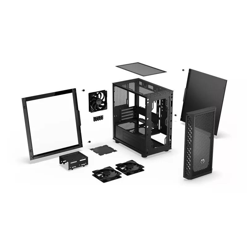 ENDORFY Signum M30 Air Preto Caixa Mid Tower com Vidro Temperado