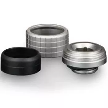Thermal Grizzly DeltaMate Fitting HT16, latão niquelado, rosca G1/4 polegadas, embalagem de 6