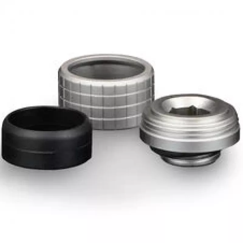 Thermal Grizzly DeltaMate Fitting HT16, latão niquelado, rosca G1/4 polegadas, embalagem de 6