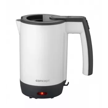 Concept RK7030 Chaleira de Viagem 0,5L com 2 Copos, Branco