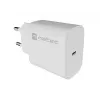 NATEC Ribera Carregador de Parede 1x USB-C 20W Branco