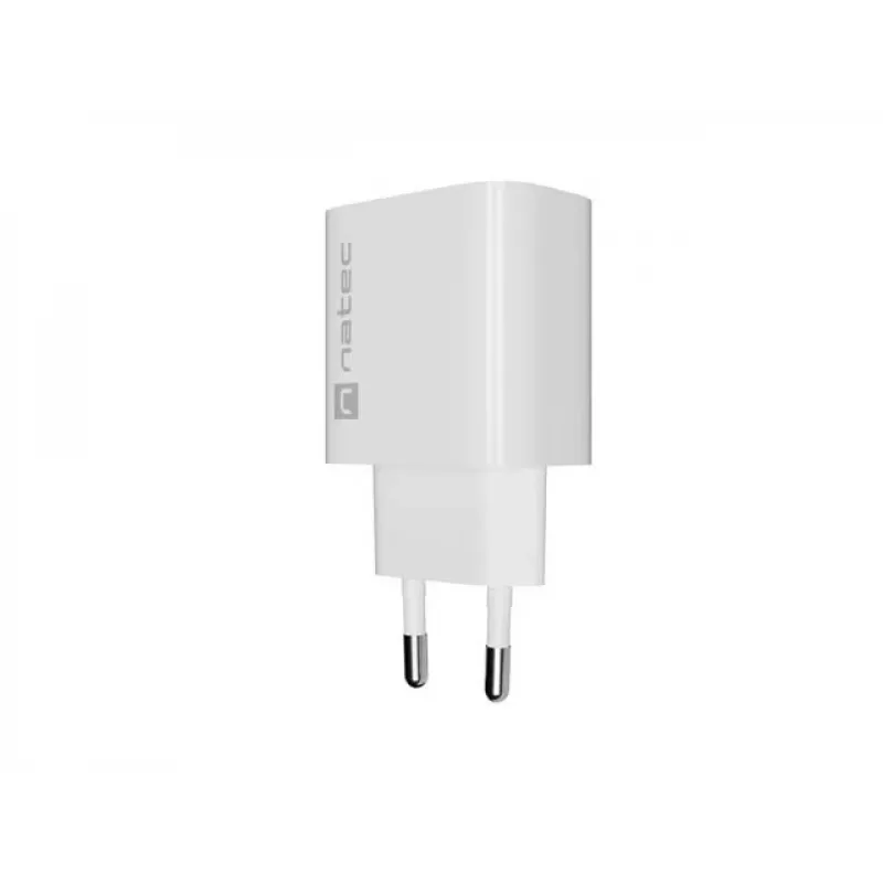 NATEC Ribera Carregador de Parede 1x USB-C 20W Branco