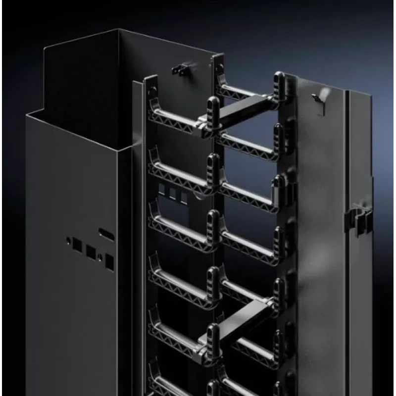 Rittal VX IT Calha para Cabos 42U Montagem em Rack RAL 9005