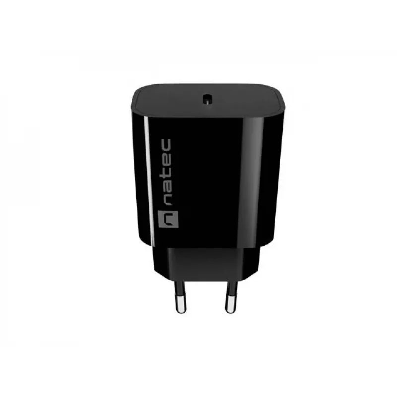 Carregador de Parede USB-C NATEC Ribera 20W Preto