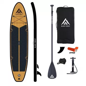 Conjunto de Prancha SUP Insuflável Extralink 350cm com Pagaia, Bomba, Corda, Mochila