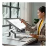Monitor Tátil ALOGIC Clarity Fold Touch 27 polegadas 4K UHD IPS com Webcam, 65W USB-C PD, Suporte Dobrável
