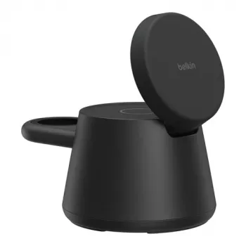 Estação de Carregamento Modular Belkin UltraCharge 25W Qi2 Preta