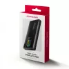 Caixa Externa AXAGON EEM2-SD2B 10Gbps M.2 NVMe/SATA SSD com Indicador LED, USB-C, Preto