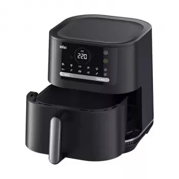 Fritadeira de ar quente 2 em 1 Braun Household MultiFry 5 HF 5054I (preto, 2000 W, cesto 6,0 L)